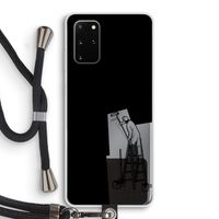 Musketon Painter: Samsung Galaxy S20 Plus Transparant Hoesje met koord