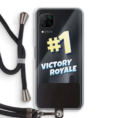 Victory Royale: Huawei P40 Lite Transparant Hoesje met koord