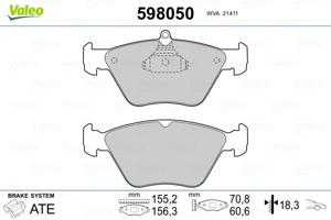 Valeo Remblokset 598050