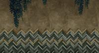 Muance Muance Fotobehang Fishbone bricks - MU12046