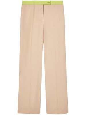 Off-White pantalon de tailleur Active à coupe droite - Tons neutres