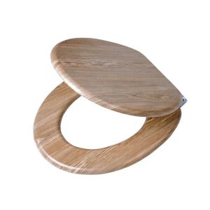 Tiger Toiletbril Steigerhoutlook Softclose MDF 37.5x5.5x45.5cm 252022546