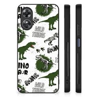 Dierenprint Telefoonhoesje voor OPPO A17 Dinosaurus