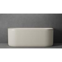 Ligbad Half Vrijstaand Ideavit Archtec Rock 170x80x63 cm Cream