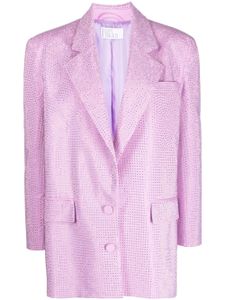 Giuseppe Di Morabito blazer à ornements en cristal - Rose