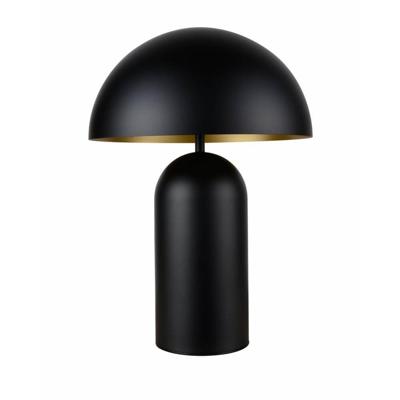 Artdelight TafellampBest Ø 35cm zwart met goud - TL BEST-35 ZW-GO