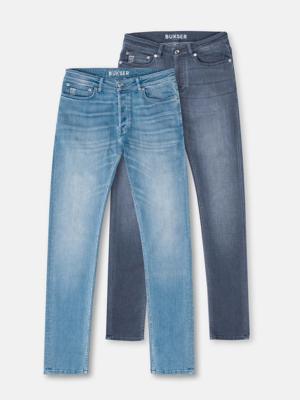 Bukser Jeans | Slim Fit | Nino Nordic Mist + Light Blue