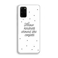Confetti: Samsung Galaxy S20 Plus Transparant Hoesje