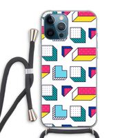 8-bit N°7: iPhone 12 Pro Max Transparant Hoesje met koord