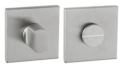 WC-sluiting 8mm stift ZN 52x52x5mm rvs mat WC-sluiting 8mm stift ZN 52x52x5mm rvs mat