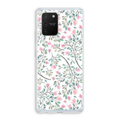 Sierlijke bloemen: Samsung Galaxy S10 Lite Transparant Hoesje
