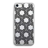 Geometrisch patroon: iPhone SE 2020 Transparant Hoesje