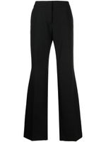 Jil Sander pantalon de tailleur à coupe évasée - Noir