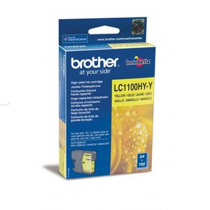Brother inktcartridge, 750 pagina&apos;s, OEM LC-1100HYY, geel