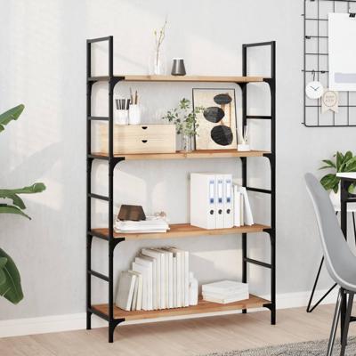 Wandschappen 2 st zwevend olieafwerking 100x30x2 cm acaciahout