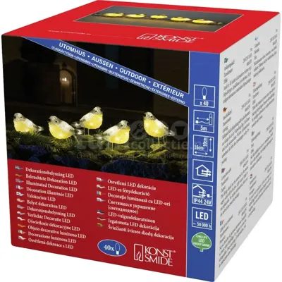 Konstsmide Decoratieverlichting Vogel Acryl LED 4m