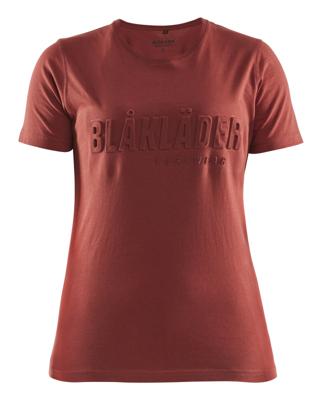Blåkläder Dames T-Shirt 3D 34311042 | Gebrand rood | Maat XS - 7330509770672