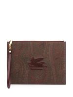 ETRO pochette à imprimé cachemire - Marron