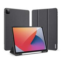 iPad Pro 12.9 2020/2021/2022 Dux Ducis Domo Tri-Fold Smart Folio Hoesje - Zwart - thumbnail