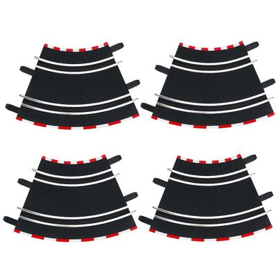 Carrera Bochten voor Racebaan 1/45 4 Stuks