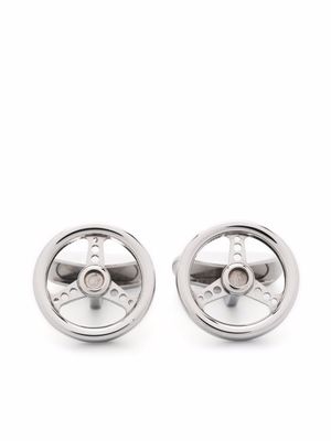 Chopard boutons de manchette Racing Steering Wheel - Argent