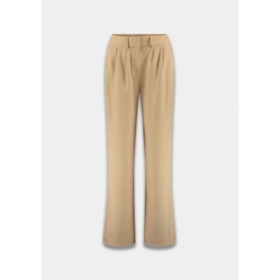 Harper & Yve - Beige | Dames | Broek | Beige | XXL | regular | Kamst mode