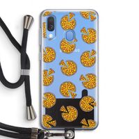 You Had Me At Pizza: Samsung Galaxy A40 Transparant Hoesje met koord