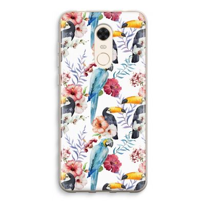 Bloemen tukan: Xiaomi Redmi 5 Transparant Hoesje