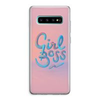 Girl boss: Samsung Galaxy S10 Plus Transparant Hoesje