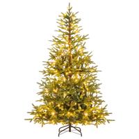 180 cm Kerstboom Kunstkerstboom Voorzien van 250 Kleurrijke LED-lampen