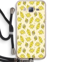 Herfst: Samsung Galaxy J3 (2016) Transparant Hoesje met koord