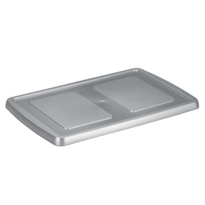 Deksel - voor opslagbox 30-51 L - kunststof - lichtgrijs - 59 x 39 x 2,9 cm