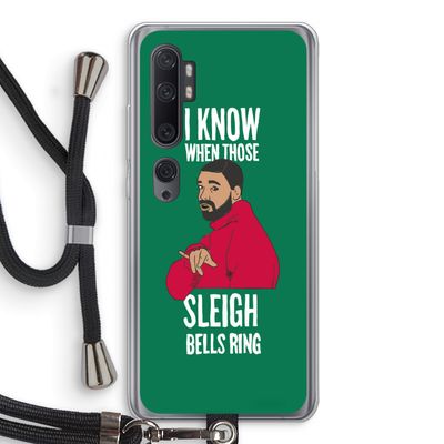 Sleigh Bells Ring: Xiaomi Mi Note 10 Transparant Hoesje met koord