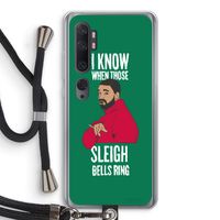 Sleigh Bells Ring: Xiaomi Mi Note 10 Transparant Hoesje met koord