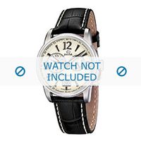 Horlogeband Jaguar J619/3 Leder Zwart 22mm - thumbnail