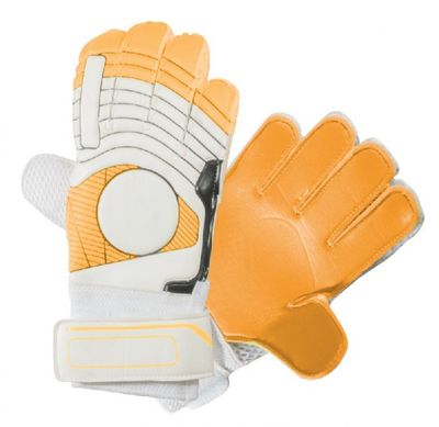 Atipick keepershandschoenen PVC-mesh/latex oranje Atipick keepershandschoenen PVC-mesh/latex oranje