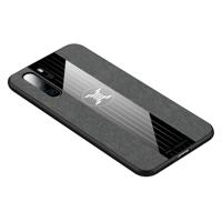 Voor Huawei P30 Pro XINLI stiksels doek Textue schokbestendige TPU beschermhoes (grijs)