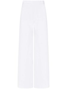 Rosetta Getty pantalon à coupe évasée - Blanc