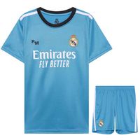 Real Madrid Voetbaltenue 3e Eigen Naam - Shirt - Broekje - Kids - 2021-2022 - thumbnail