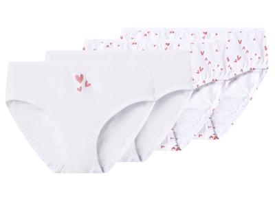lupilu Set van 4 kinder onderbroeken (Wit, 122/128) lupilu Set van 4 kinder onderbroeken (Wit, 122/128)