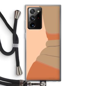 Bikini: Samsung Galaxy Note 20 Ultra / Note 20 Ultra 5G Transparant Hoesje met koord