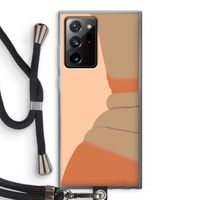 Bikini: Samsung Galaxy Note 20 Ultra / Note 20 Ultra 5G Transparant Hoesje met koord
