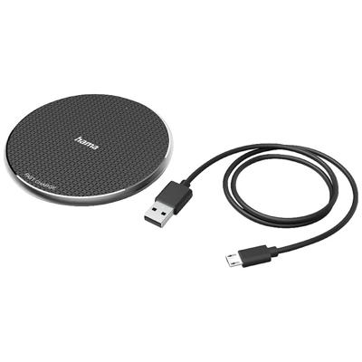 Hama 00201683 Inductie lader 2000 mA Uitgangen Qi-standaard Zwart