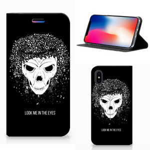 Mobiel BookCase Apple iPhone X | Xs Skull Hair