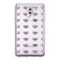 Smiley watermeloenprint: Honor 6X Transparant Hoesje