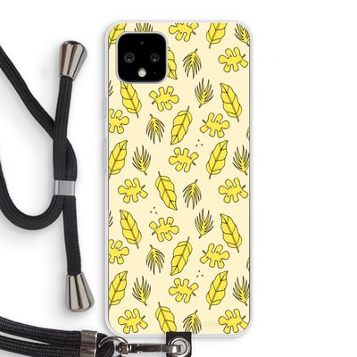 Herfst: Pixel 4 XL Transparant Hoesje met koord