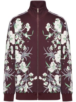 Valentino Garavani veste zippée à imprimé graphique - Rouge