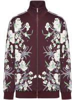 Valentino Garavani veste zippée à imprimé graphique - Rouge