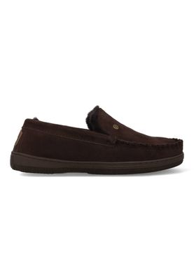 Warmbat Pantoffels Grizzly GRZ441065 Choco Donker Bruin-44 maat 44
