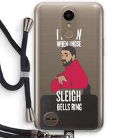 Sleigh Bells Ring: LG K10 (2017) Transparant Hoesje met koord